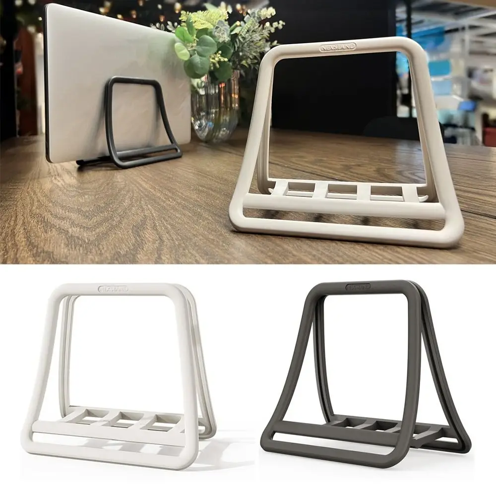 Non-Slip Vertical Laptop Stand Detachable Storage Desktop Notebook Dock Easy to Install for Macbook Air/Pro/Ipad/Lenovo/Dell