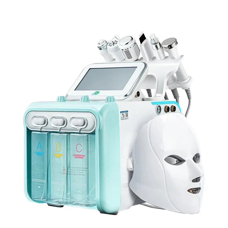 Instrument na bazie wodoru i tlenu do czyszczenia i odsysania zaskórników i pryszczy, stosowany w salonach kosmetycznych