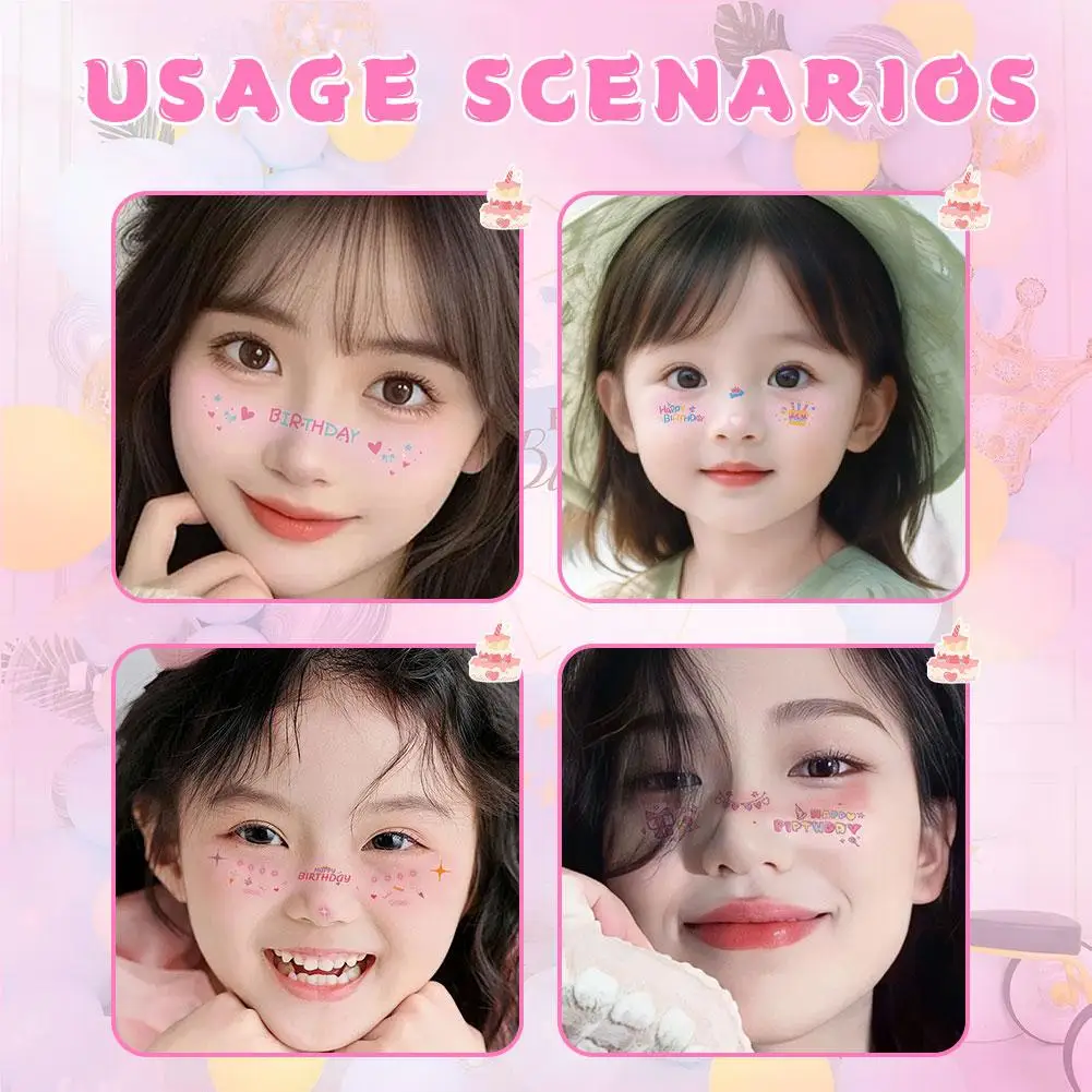 Soug 10 pièces maquillage visage autocollants taches de rousseur tatouage autocollants or argent métallique temporaire tatouage autocollants paillettes visage beauté outils