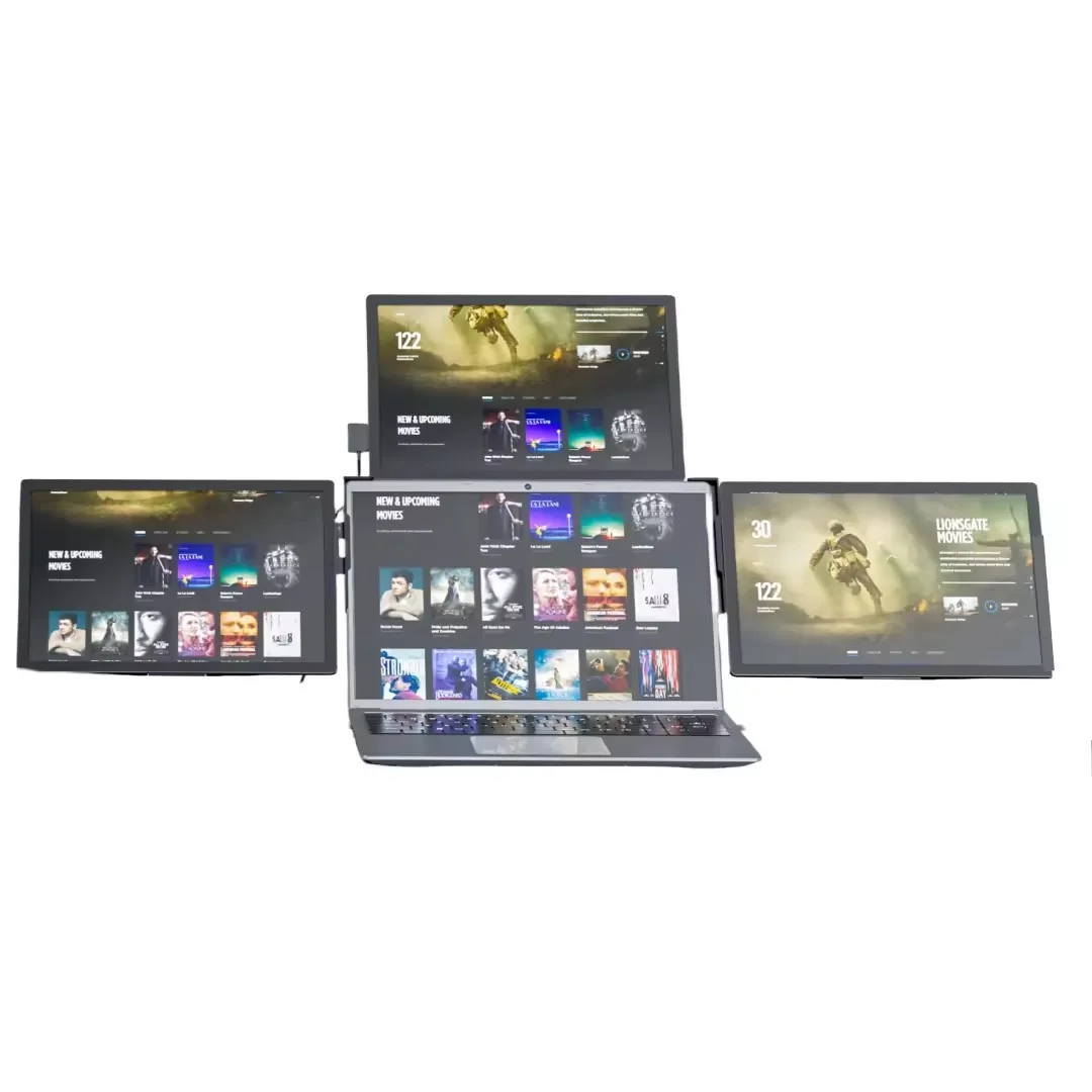 13 Inch One Cable For Dual Triple Four Screens Laptop Triple Display Screen Extender Portable Triple Gaming