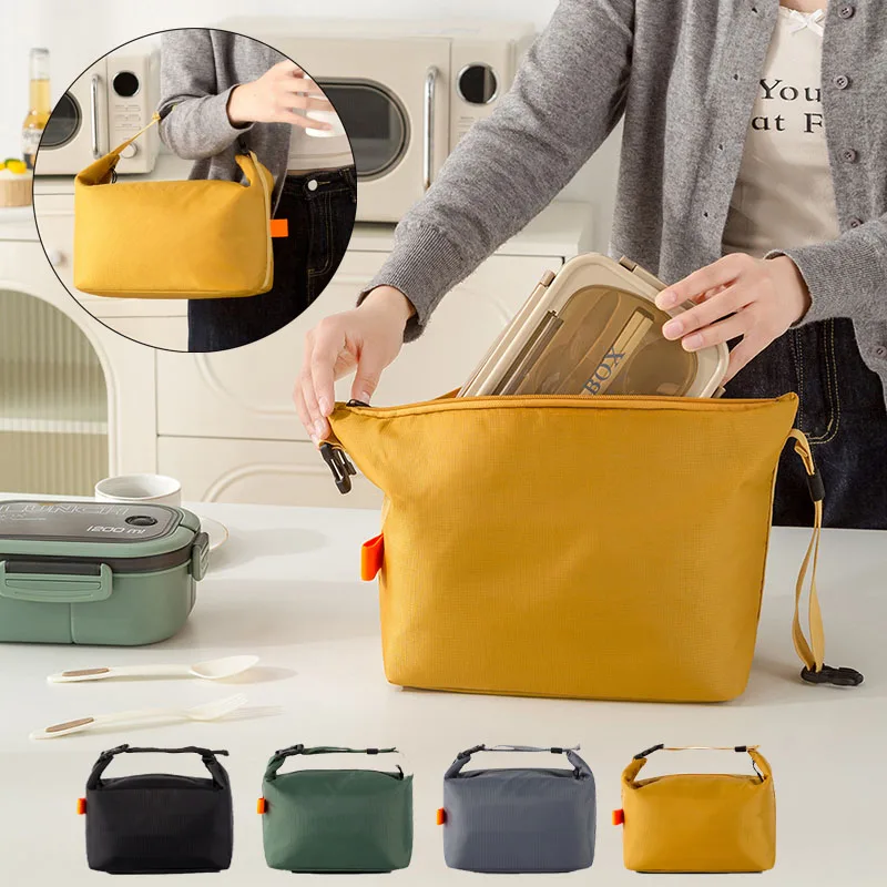 

Многофункциональные двухслойные сумки-холодильники для обеда для женщин и мужчин, большая вместительная коробка для обеда для путешествий, пикника с плечевым ремнем