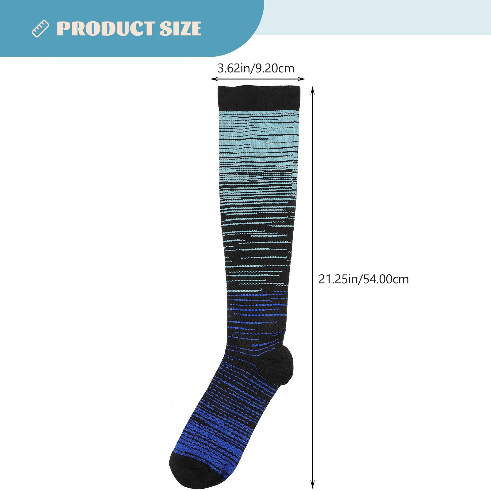 2Pairs الرياضة العجل الجوارب للجنسين القدم الجوارب جوارب مرنة لكرة القدم تشغيل الدراجات المشي طوال اليوم استخدام جوارب كرة القدم