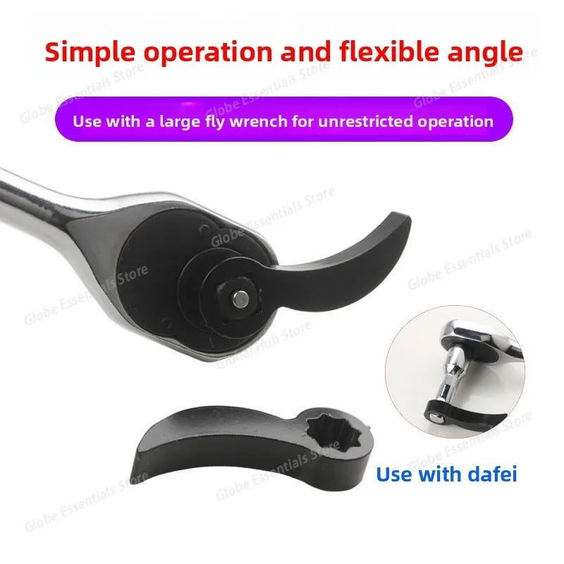 

Угловой инструмент для разборки полуоси, адаптер подъемной монтировки, используемый для открытых гаечных ключей, инструмент для ремонта разборки оси