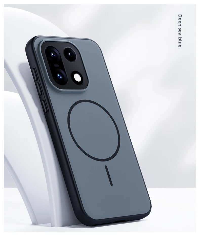 Telefoonhoesje van hard siliconen, magnetisch draadloos opladen, beschermende achterkant voor OnePlus 15, OnePlus 15T, OnePlus15