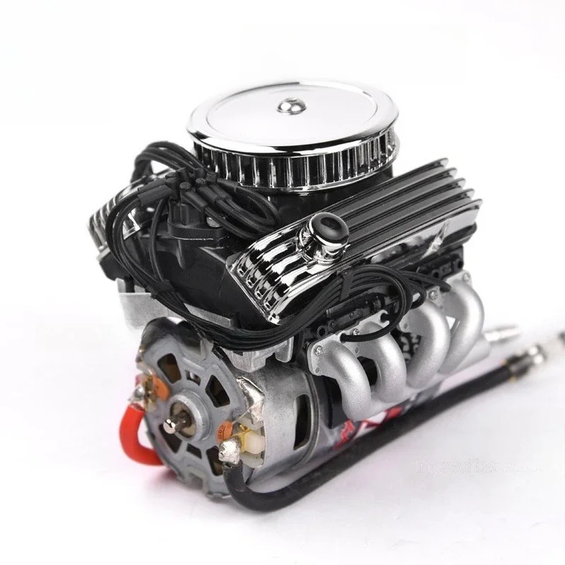 

vintage V8 simulation engine fan radiator F82 motor fan, hood