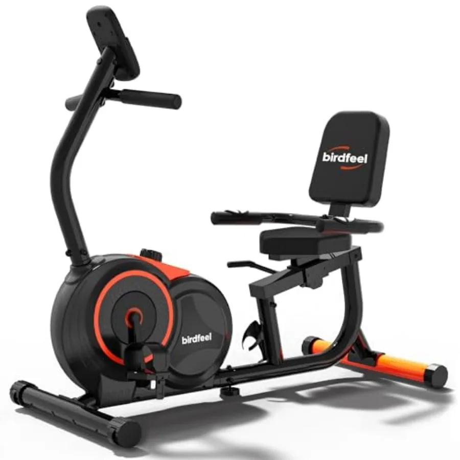 

Recumbent Exercise Bike for Home Use: Ideal for Adults and Seniors Seeking Low-Impact Cardio Features a High Load Capacity of 4