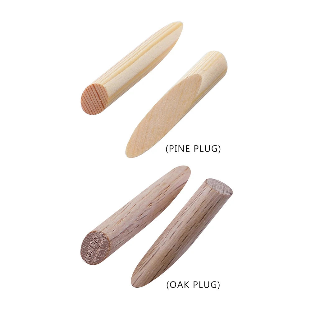 50 Pack Solid Wood Pocket Hole Plugs 9.5mm Pine/Oak Plugs Woodworking Furniture Jointing Accessories for Woodworking Pocket Hole