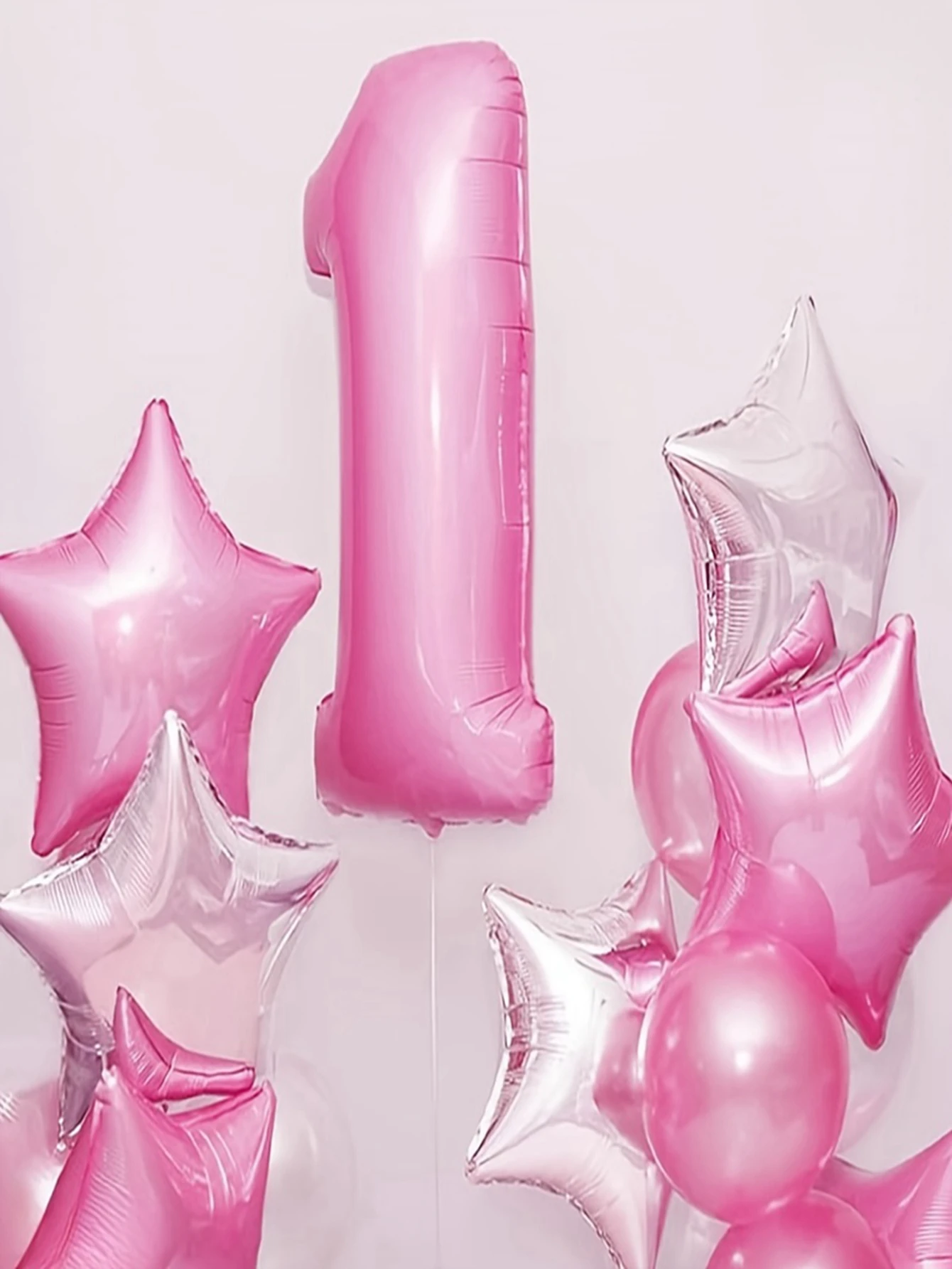 10 Stück 18 Zoll Stern-Folienballons Metallische Aluminium-Mylar-Ballons für Hochzeits- und Partydekoration Glänzende Pentagramm-Ballons – Detail 6