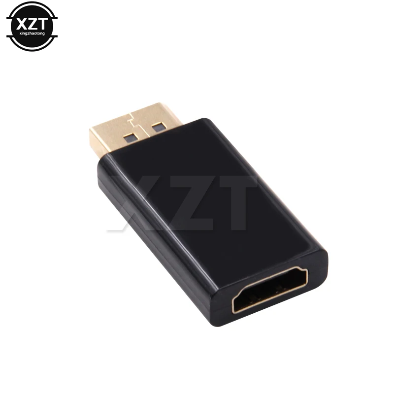DisplayPort to HDMI-compatible Adapter Male DP to Female HDMI-Compatible Cable Converter Video Audio For HD TV PC Projector