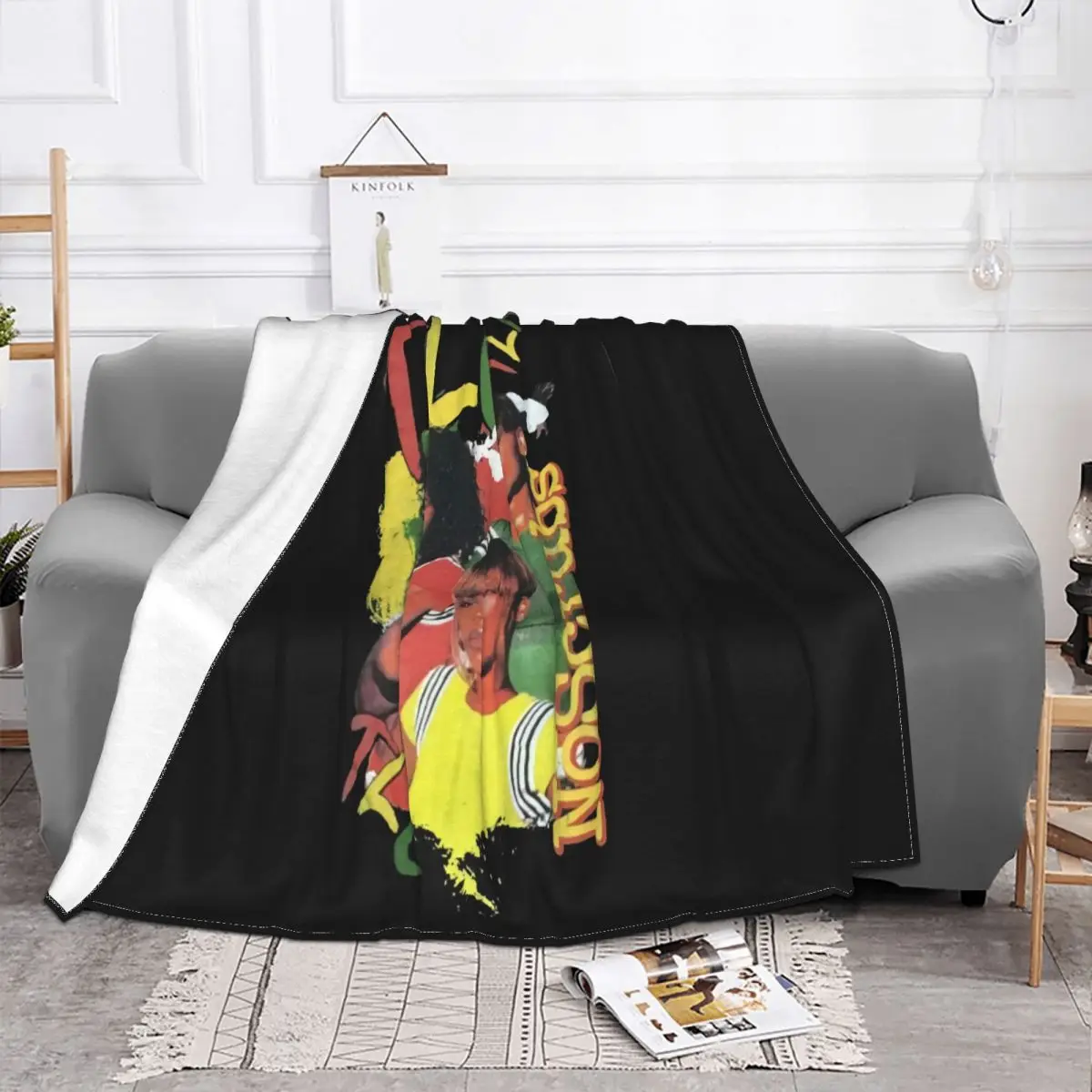 New Tlc No Scrubs 1999 Black Vintage Mens Print Woman Women Family Brand Normal New Arrival Farmhouse Throw Blanket