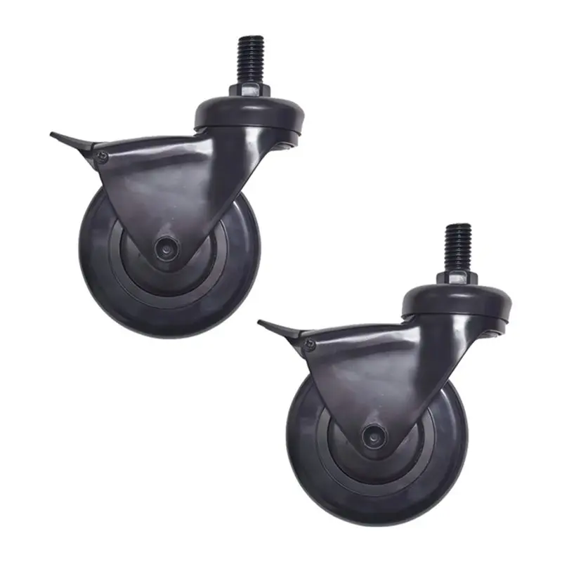 

ABGH-2Pcs 74064 Grill Locking Caster Wheel For Pit Boss-3" Grill Stem Caster For Pit Boss Pro Series 1100,Austin XL Parts