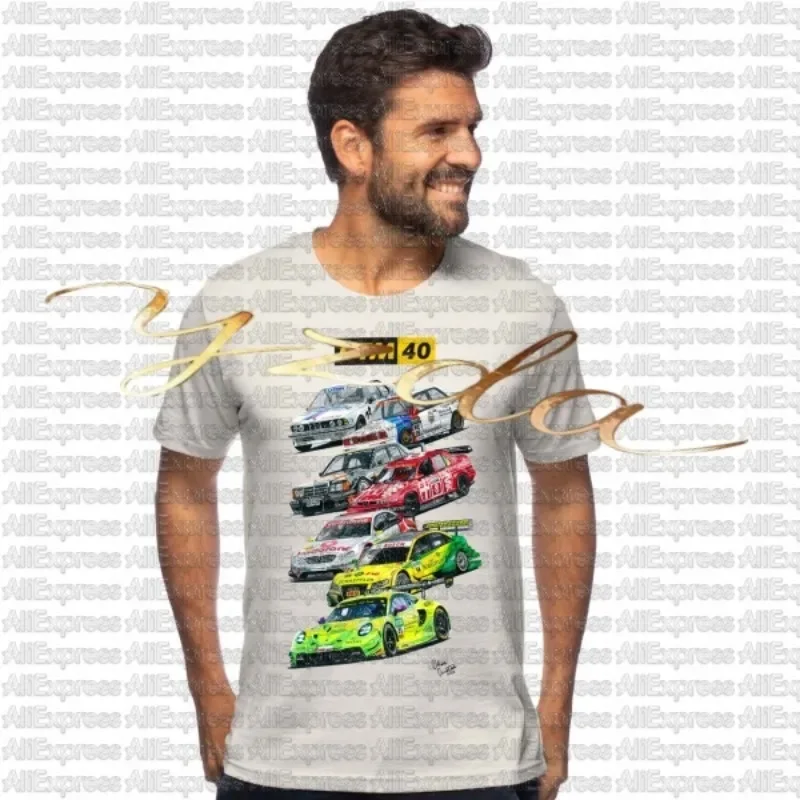 

Футболка DTM_40th Anniversary Champion для гонок на мотоциклах, мужская и женская, для спорта на открытом воздухе, для отдыха, езды на велосипеде, скоростная сушка