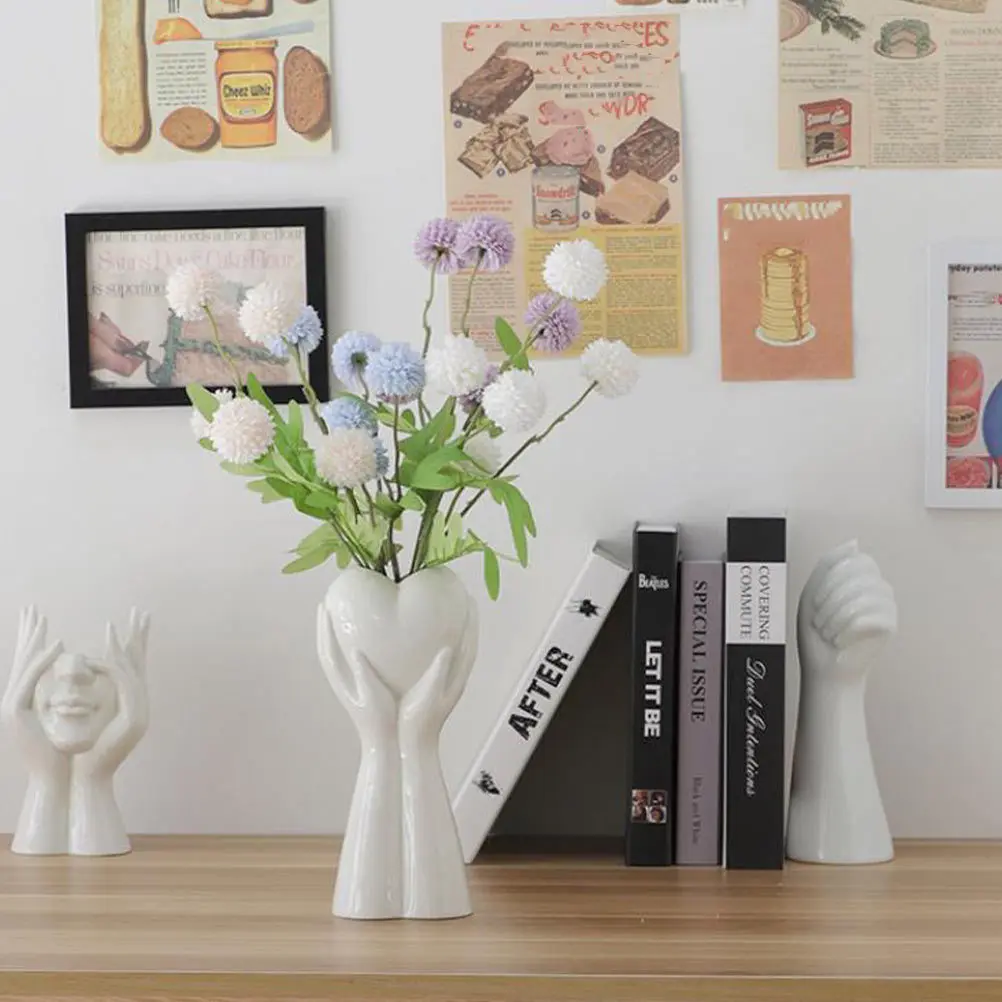 

Stylish Ceramic Flower Vase Modern Nordic Design Dried Flower Holder for Indoor Home Decor Balcony Hotel Decoration Exquisite