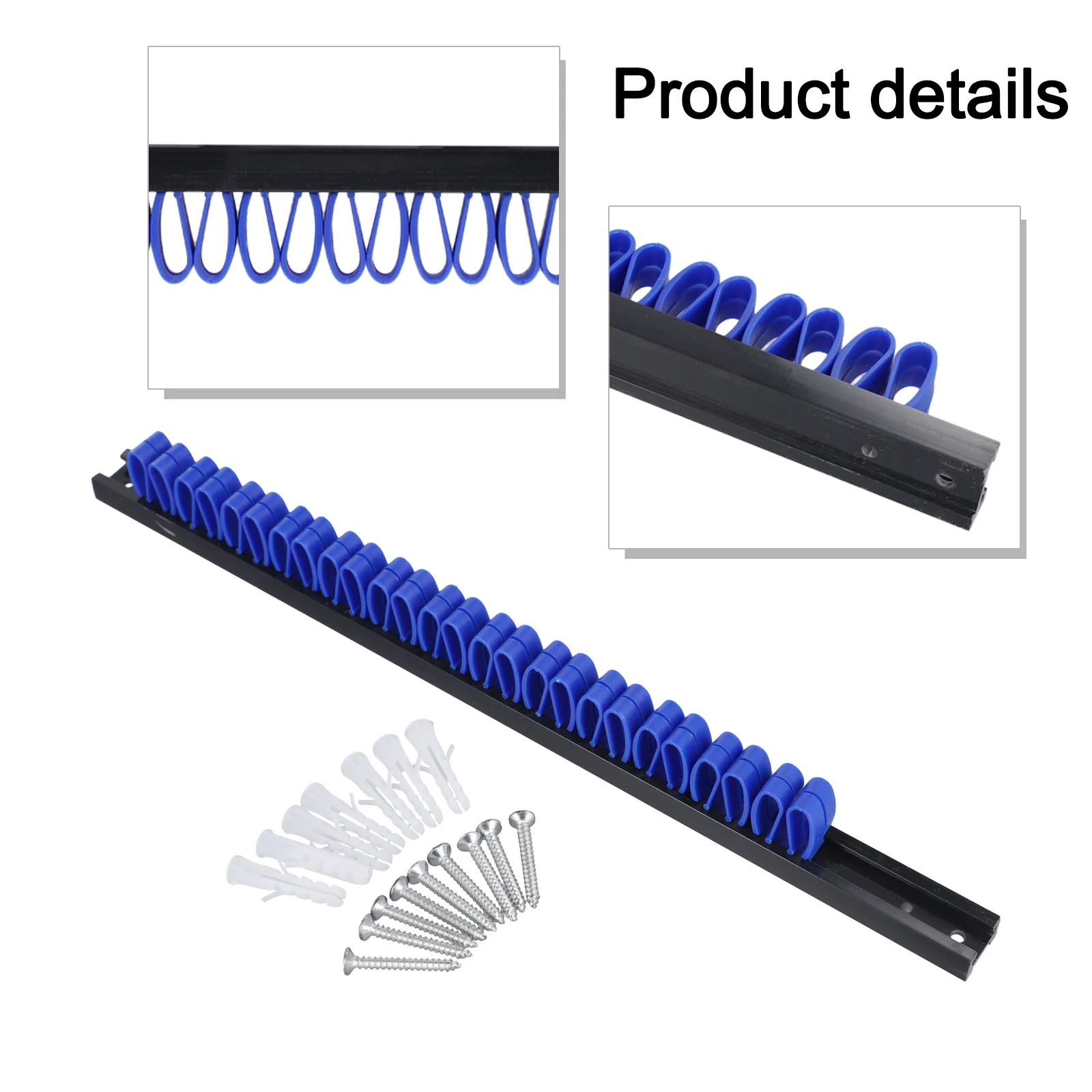 لتنظيم المنزل، منظم مفك البراغي، رف تخزين الأدوات، مادة ABS، مضادة للتآكل، سهلة التركيب، لون أخضر