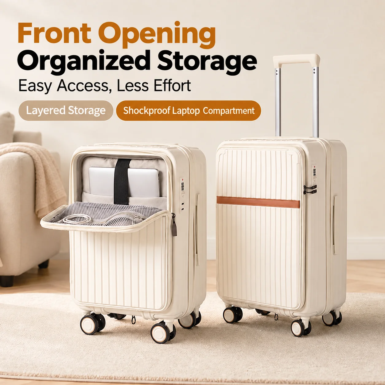 Valigia rigida con apertura fr - Spinner Wheel Rolling Suitcase 20 Inch recensione e prezzo