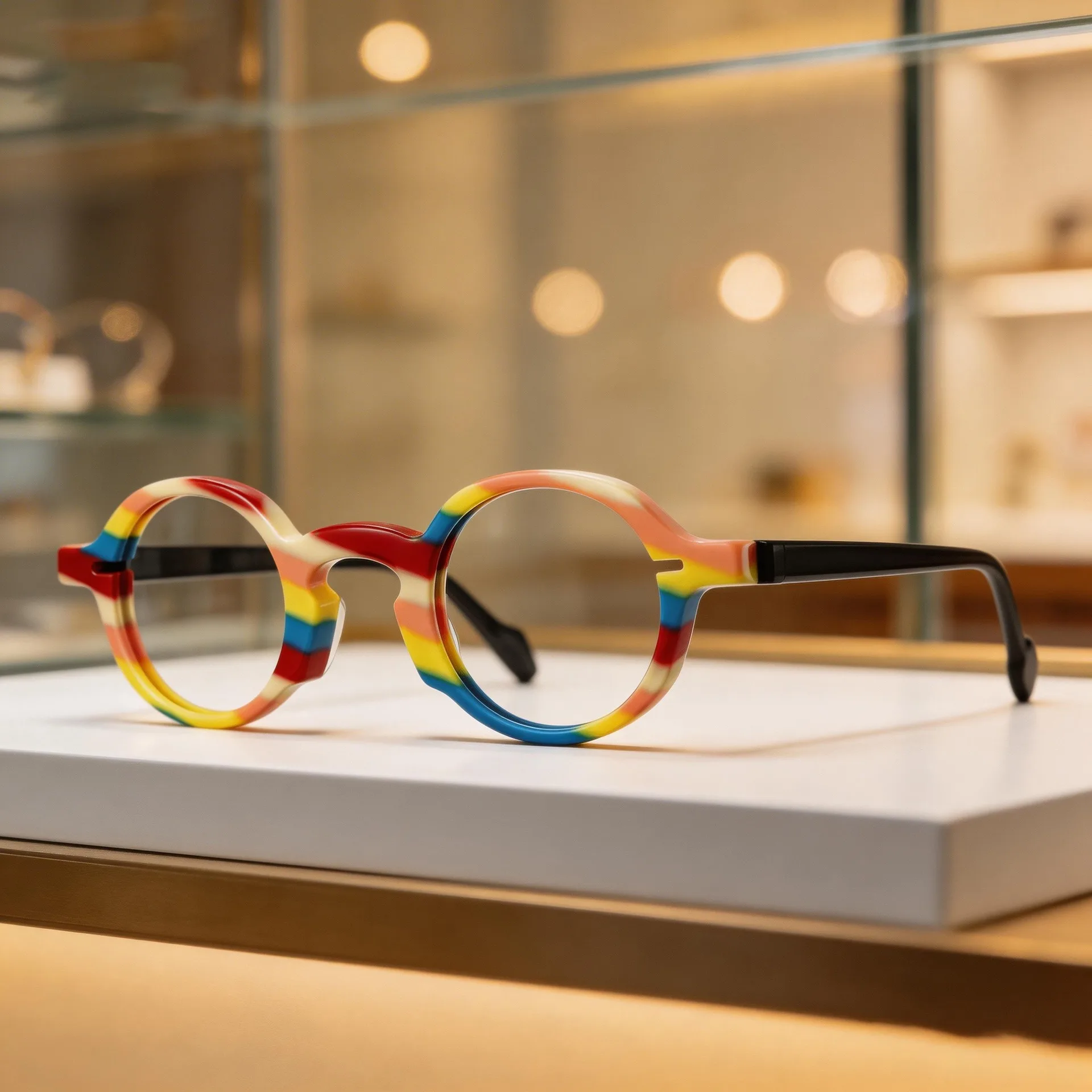 Women Acetate Glasses Frame Unique Stylish Trendy Outfit Match Elegant Ladies Optical Eyewear Prescription Eyeglasses Frame