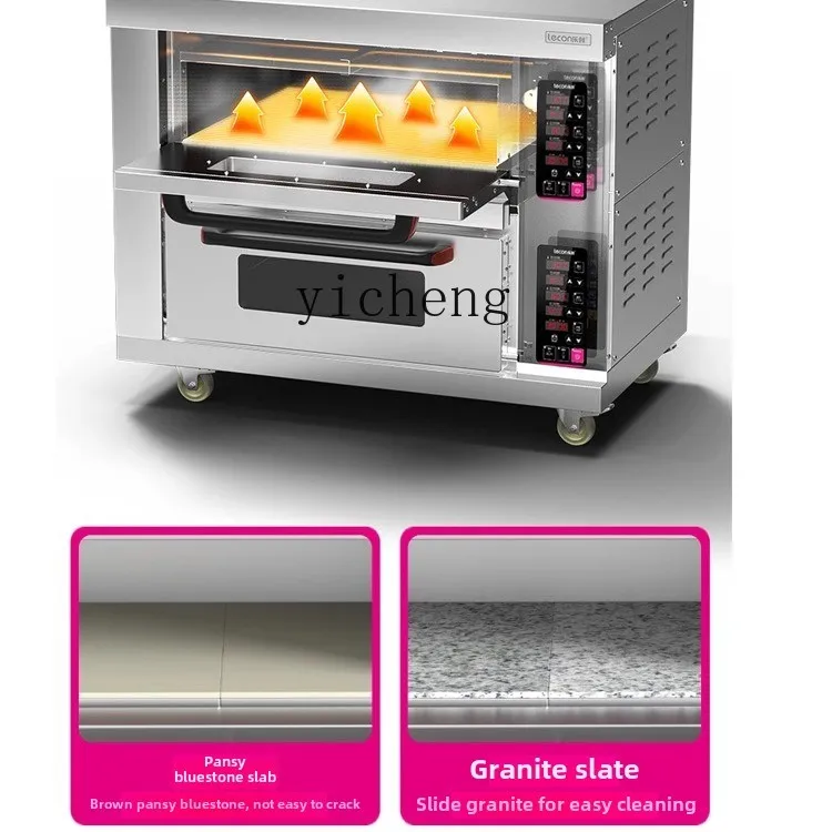 

XL1 electric oven commercial two-layer four-plate steam oven equipment full set