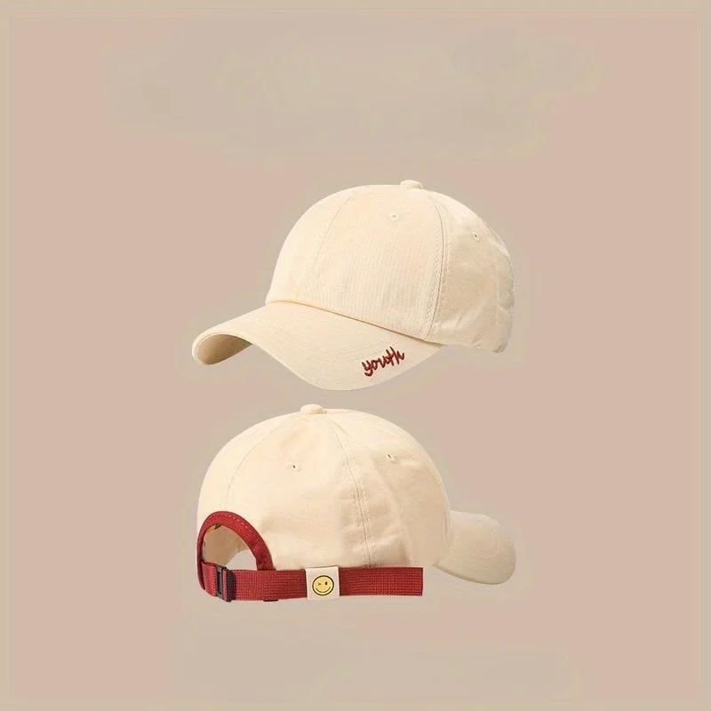 

Embroidery Style Simple Sports Style Baseball Cap Letter Style Women's Soft Top Hat
