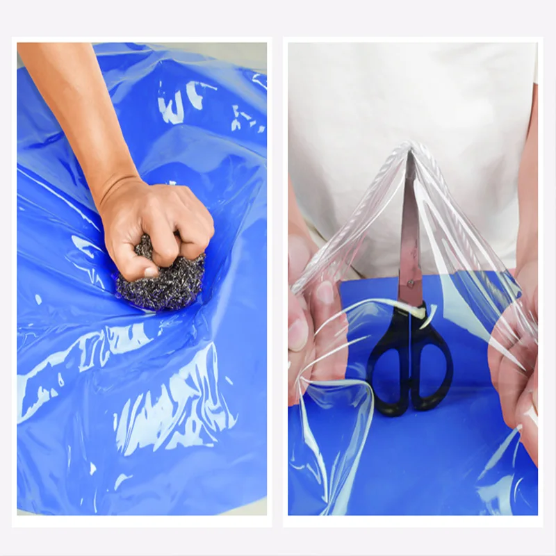 0.35mm Upgraded Eyelet 6lins Wrapped Transparent Tarpaulin Balcony Car Terrace Rain Cover Outdoor Greenhouse
