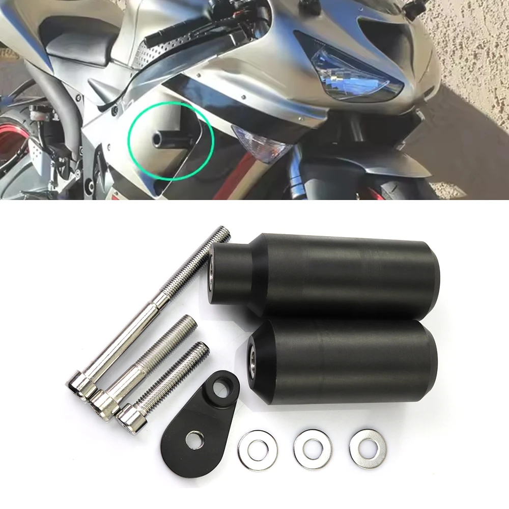 Motorcycle Frame Sliders Crash Falling Protection For Kawasaki Ninja ZX6R ZX-6R ZX 6R/636 ZX-6RR 2005-2006