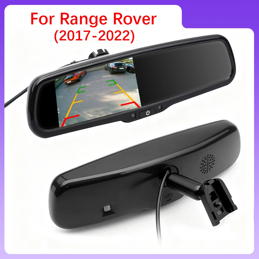 4.3Inch AHD Dedicated Car Rearview Mirror 1000 Brightness For Range Rover 2017 2018 2019 2020 2021 2022 With Original Bracket