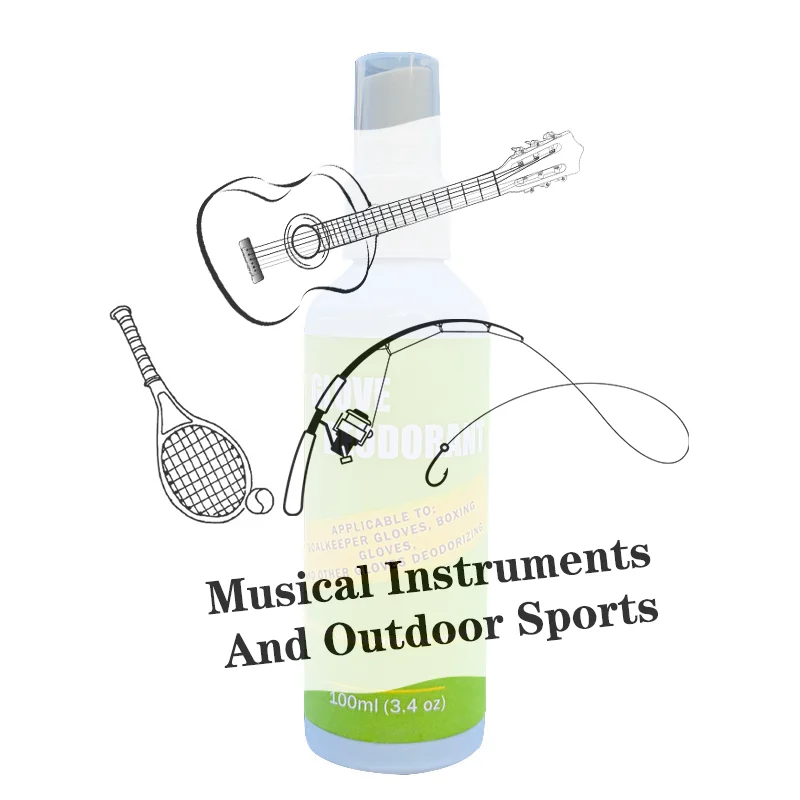 

100ml Goalkeeper Glove Grip Spray Deodorizer Football Boxing Gloves Deodorant Removes Odors Spray Cleaner Purifier