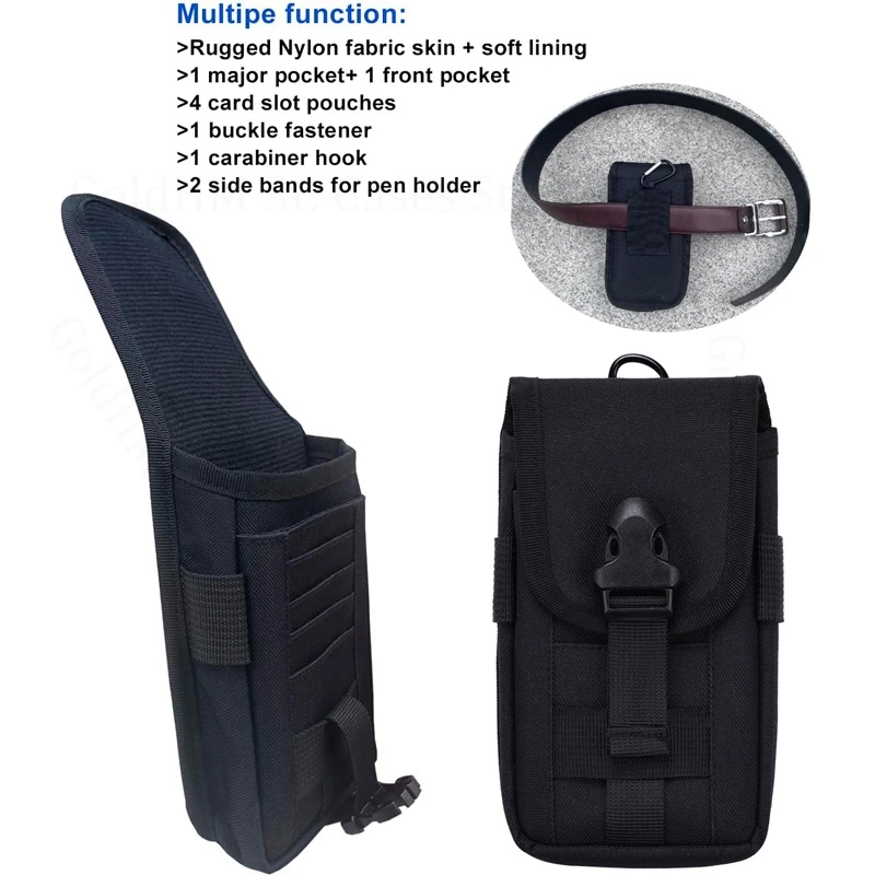 

Multilayer Case Card Slots Phone Pouch For Ulefone Armor X16 X32 X31 Pro X13 X12 X10 X9 Pro X8 X7 X6 X5 Molle Tactical Waist Bag