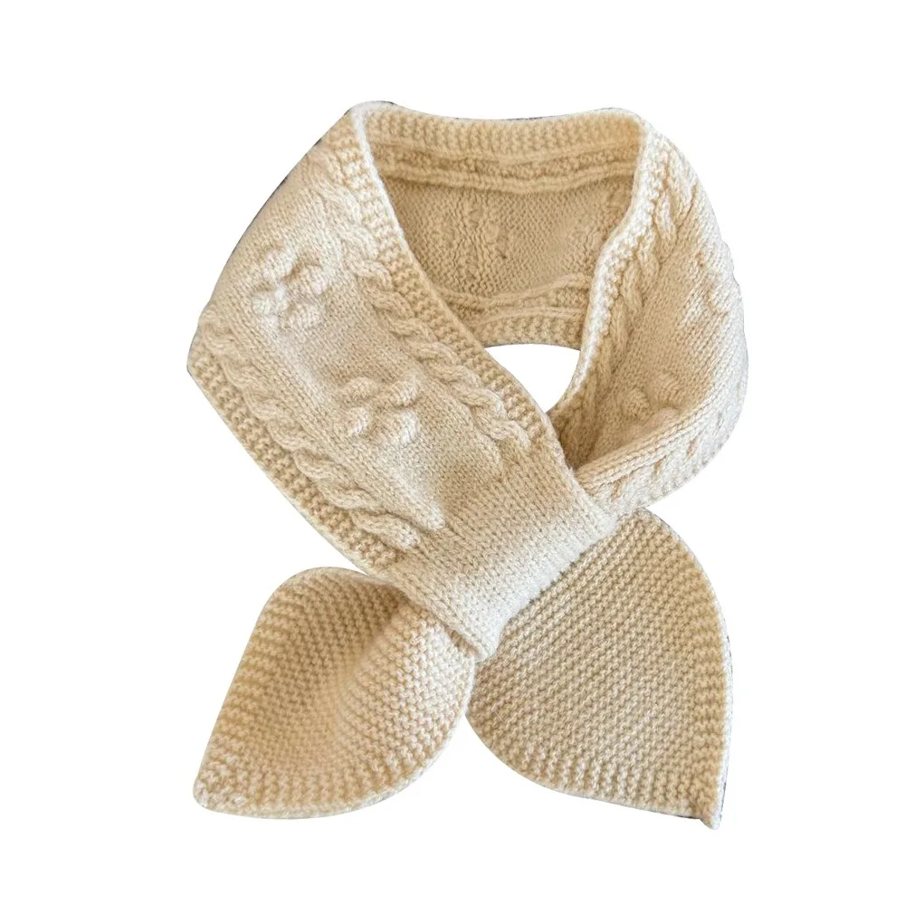 

Simple Warm Kids Winter Scarf Thick Soft Neck Warmer Korean Cute Children Shawl Outdoor