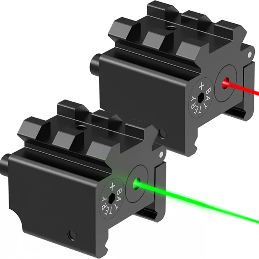 

Red Green Dot Laser Sight Hunting Gun Laser Sight for Airsoft Rifle Pistol Laser Sight with Double 20mm Picatinny Rail Mount