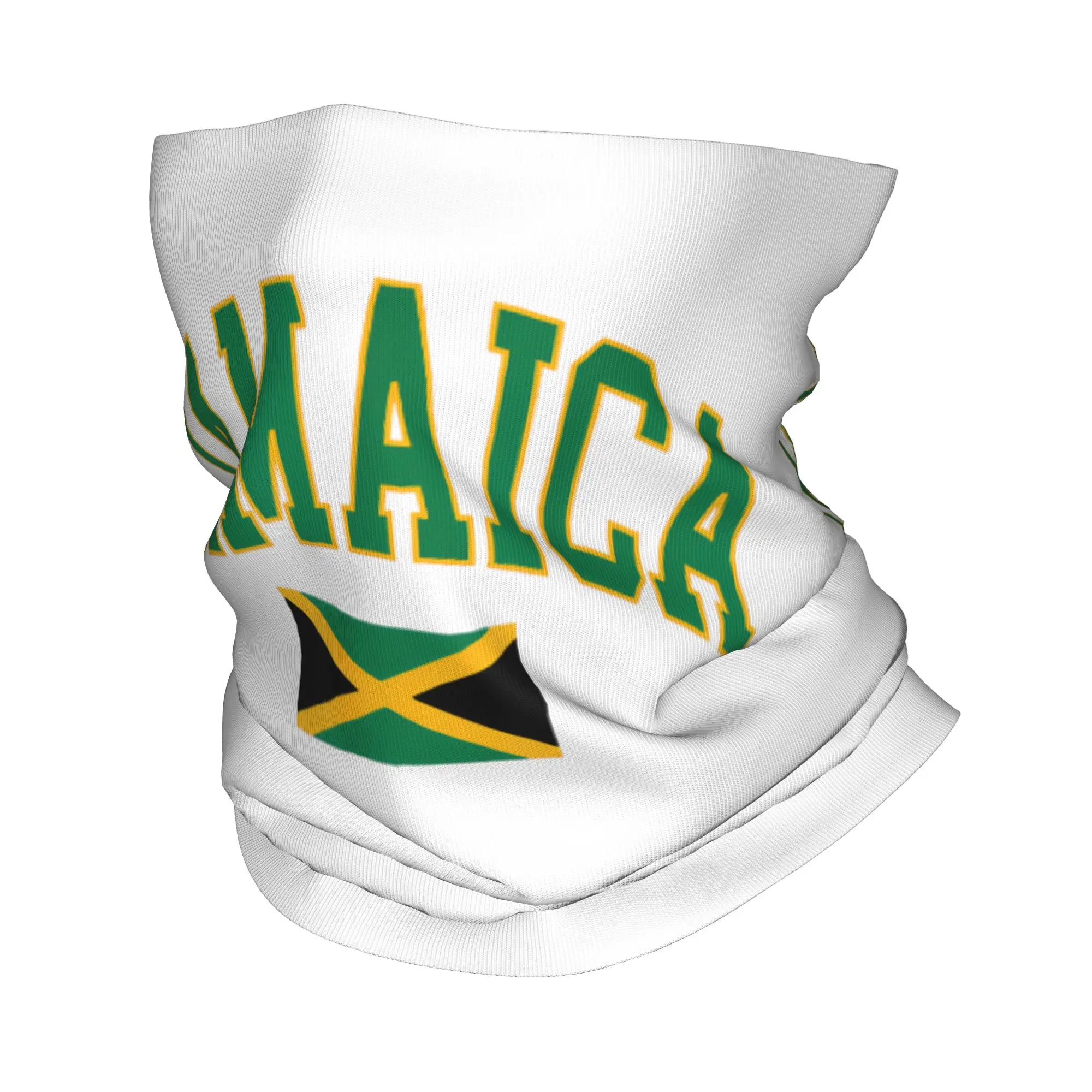

Jamaica Flag Bandana Retro Cycling Mask Outdoor Sports UV Protection Balaclava Graphic Soft Warm Face Cover Mask