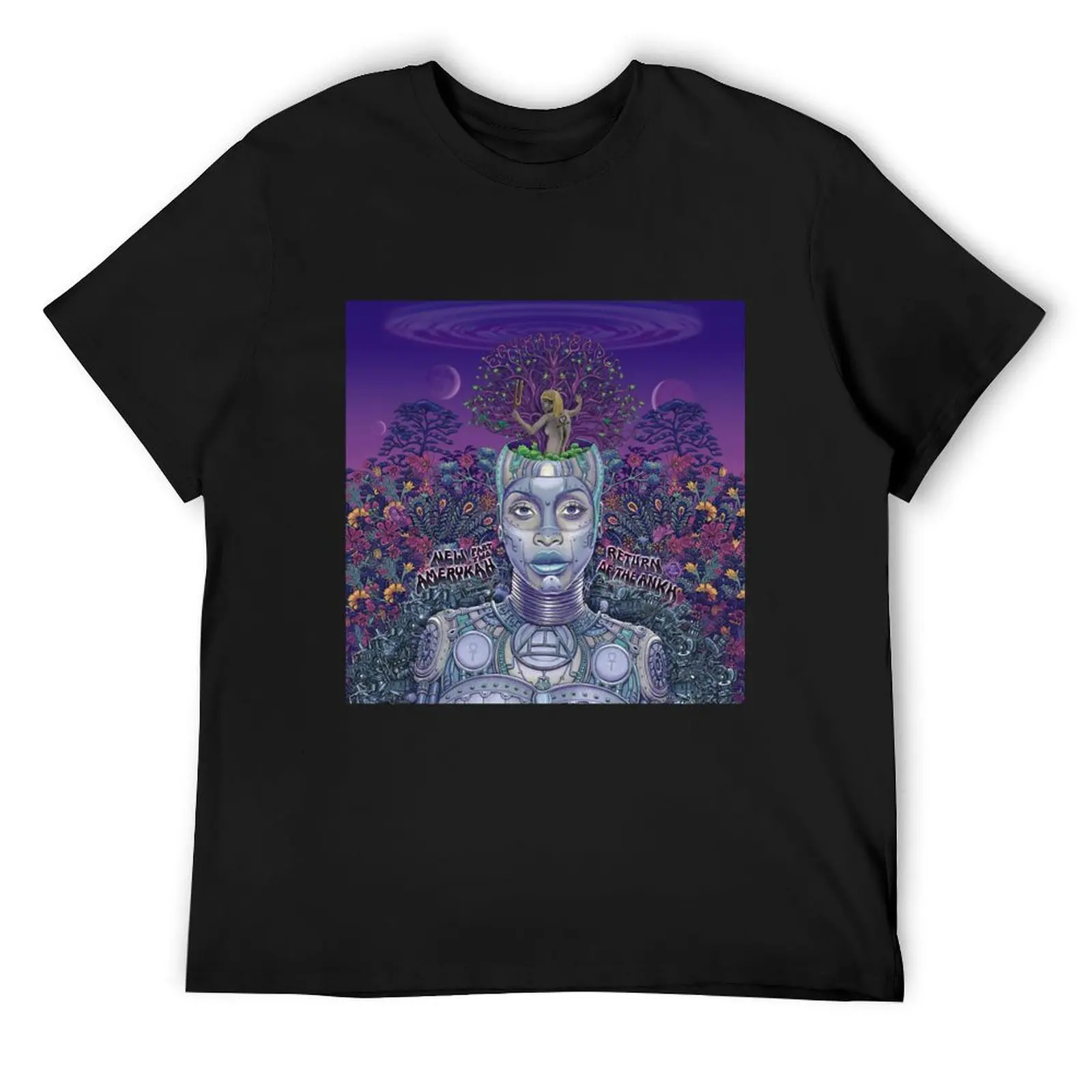 

Erykah Badu New amerykah part two return of the ankh T-Shirt shirts graphic clothes quick-drying Clothing men t shirt