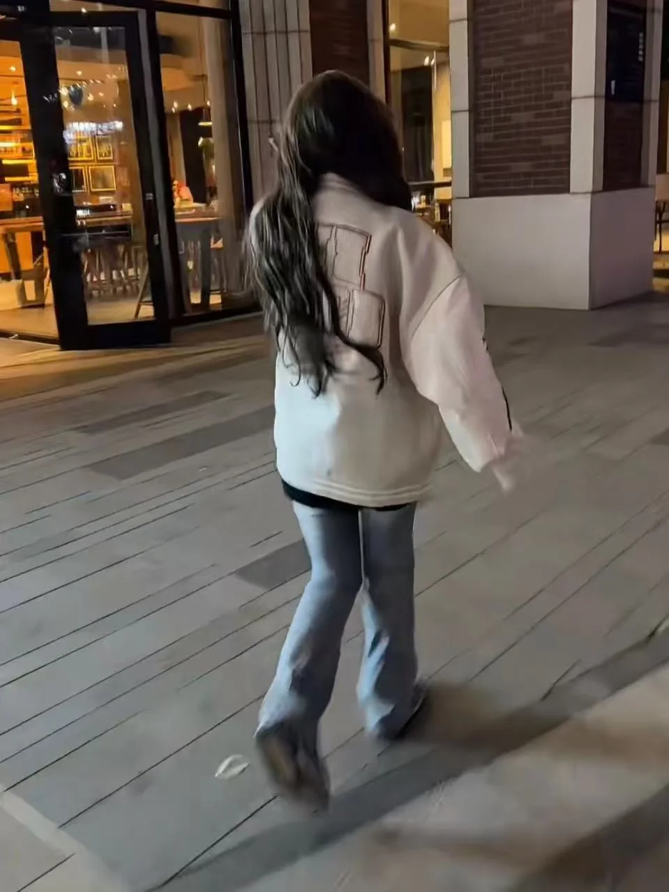 

Baseball Jackets Leather Womens Autumn Fleeced Lightweight Slim-Fitting Skin-Friendly Aesthetic Vintage Designed Casual Harajuku