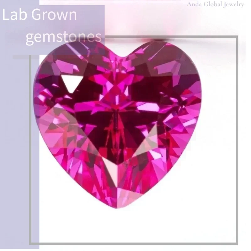 

L-Lab Grown Sapphire Pink Color for Jewel Making DIY Ring Necklace Earrings Main Materials with AGL Certificate Daily matching