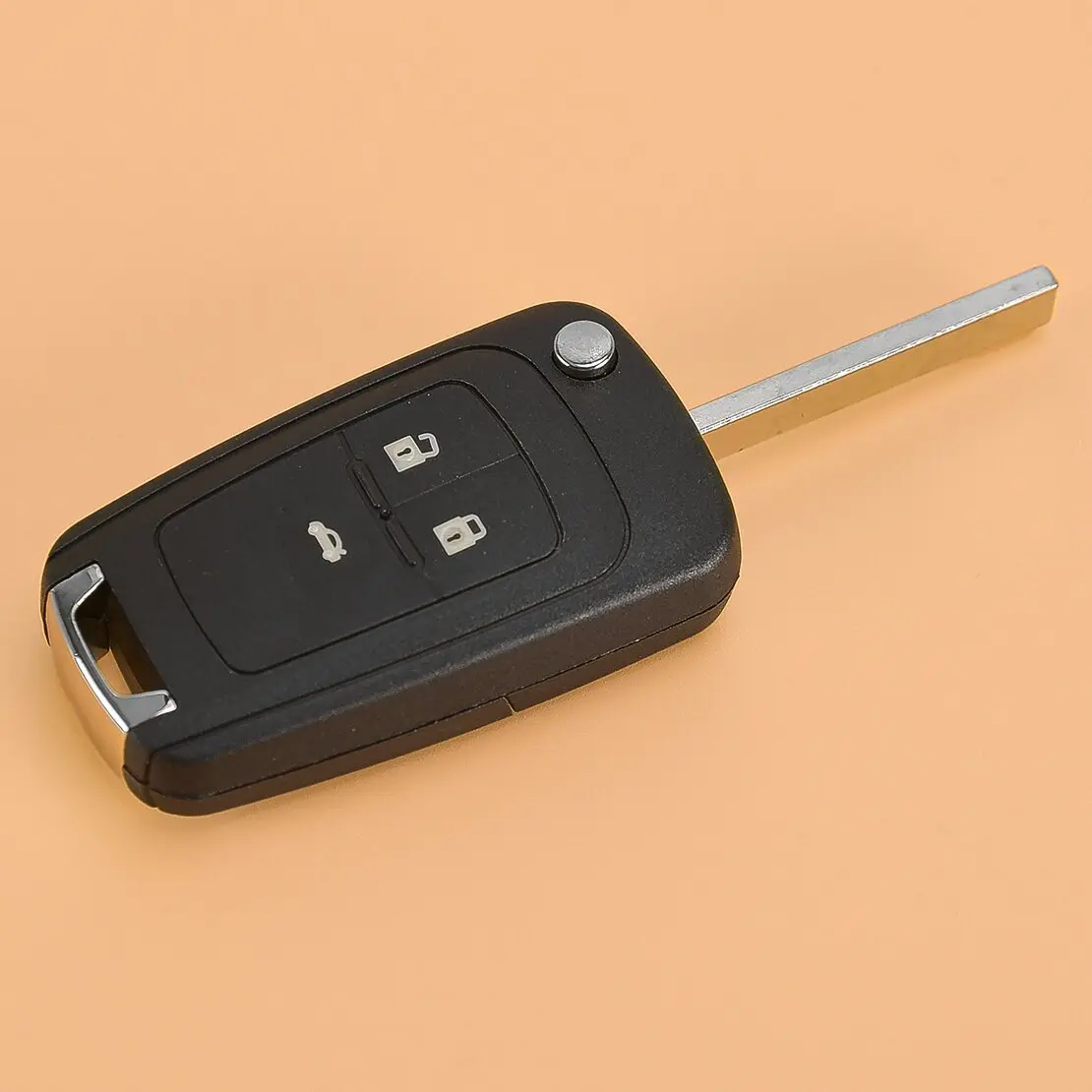 

Flip Folding Remote Control Car Key Cover Fob Holder Shell Case Housing 3 Button Fit for Opel VAUXHALL Astra J Insignia Badge