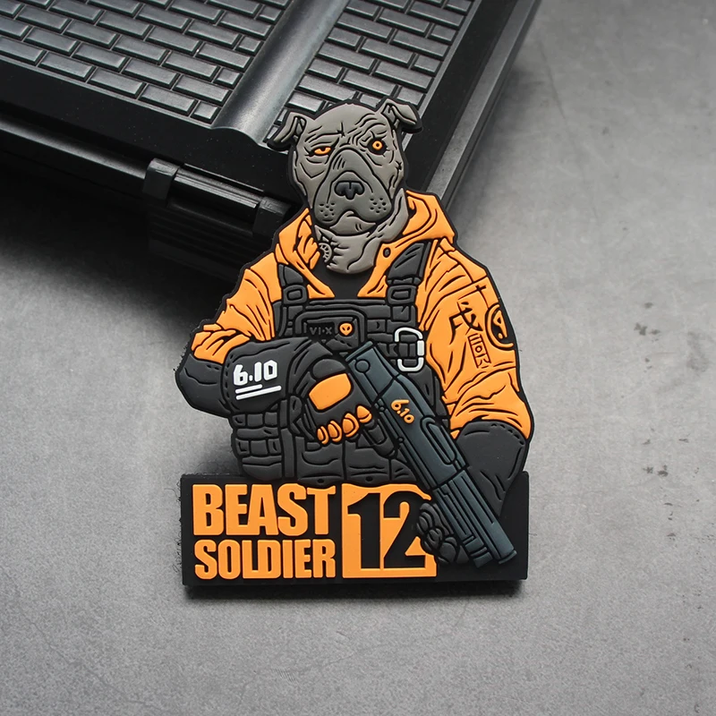 شارة تكتيكية ثلاثية الأبعاد من 12 كلب زودياك ، رقعة للملابس والحقيبة ، حقيبة تزيين ، استهداف ، تنين ، أرنب ، ماشية ، نمر ، وحش ، جندي ، أسلحة