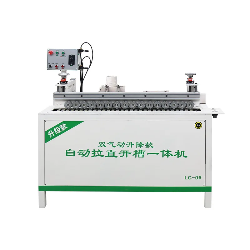 Straightener slotting machine Automatic woodworker child and mother handle numerical control Multifunctional slotting