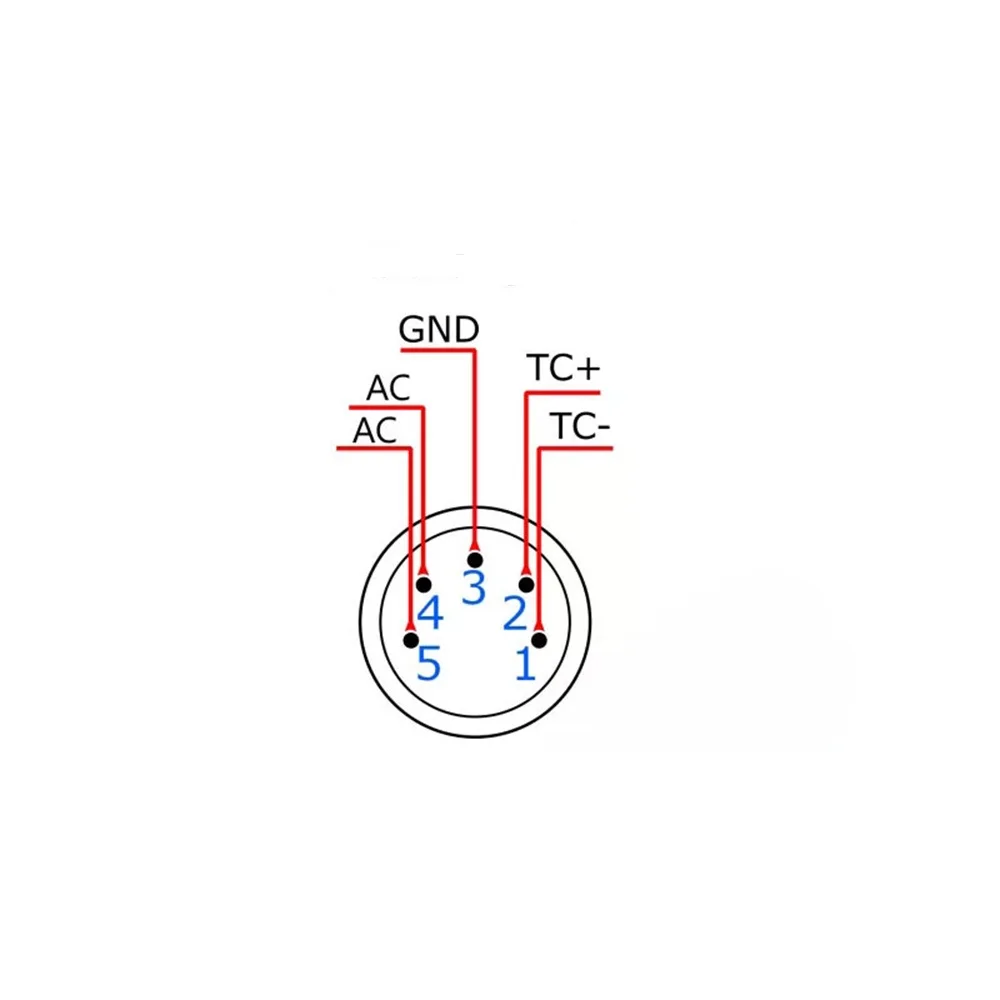 Short Metal Gooseneck Fexible Serpentine Tubes 25/30mm Axial Heating Coil with GX16 5 Pin DEN Plug