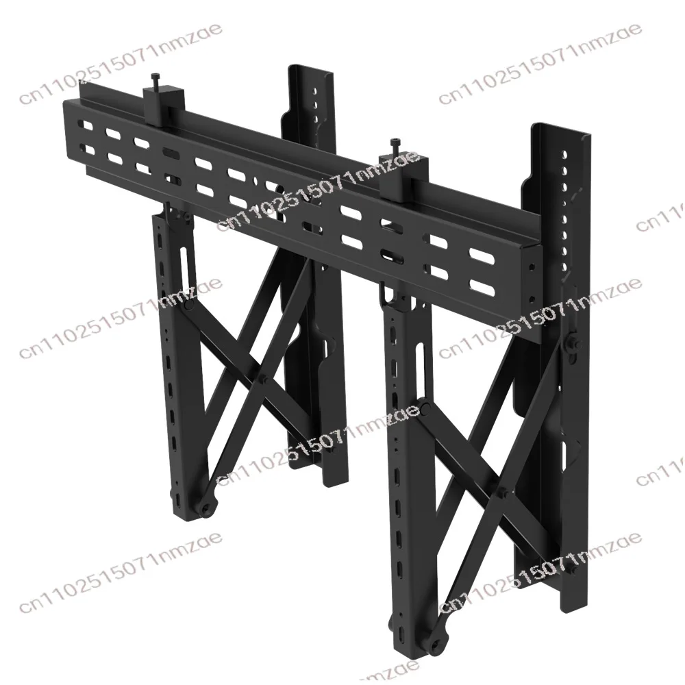 Maintenance bracket, ultra-thin wall-attached embedded installation 55-inch TV hydraulic front maintenance bracket