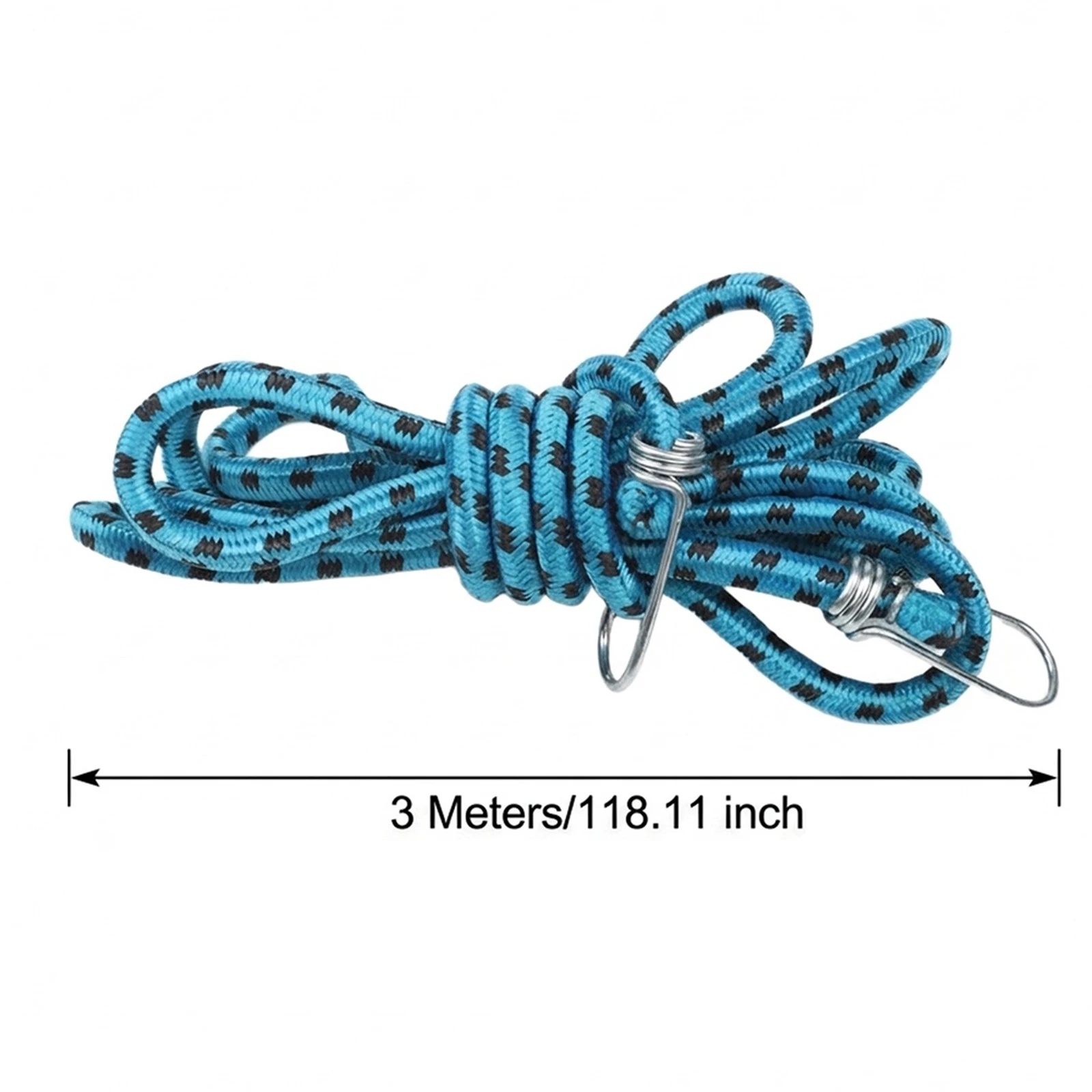 Cargo Strap Green Bungee Strap Ropes User-Friendly Design Wide Application Multiple Uses Strong Elastic Material