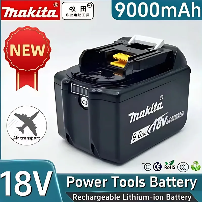 

100% original makita battery, 18v Tools Lithium Battery 9Ah for makita DTW700 DDF487 DTD173 DGA404 HR140D DJV182