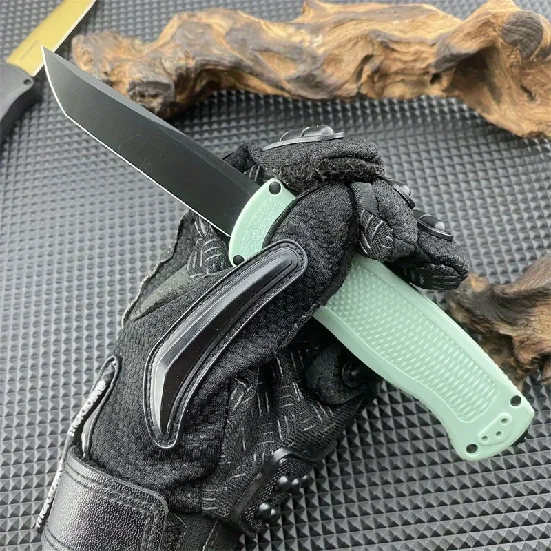 5370 Folding Pocket Knife D2 Blade Nylon Fiber Handle Camping Hunting Self-defense Tactical Portable Survival Outdoor Multitools