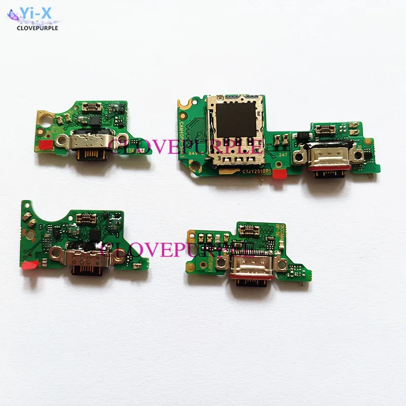 1pcs USB Charging Board Dock Connector Charger Port Flex Cable For Tecno Camon 40 40 Pro 4G 5G 40 Premier CM5 CM6 CM7 CM8