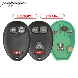 Jingyuqin Remote Control Original Car Key 315Mhz L2C0007T For Chevrolet Colorado Canyon H3 2006-2010 fit Buick Regal 3 Buttons