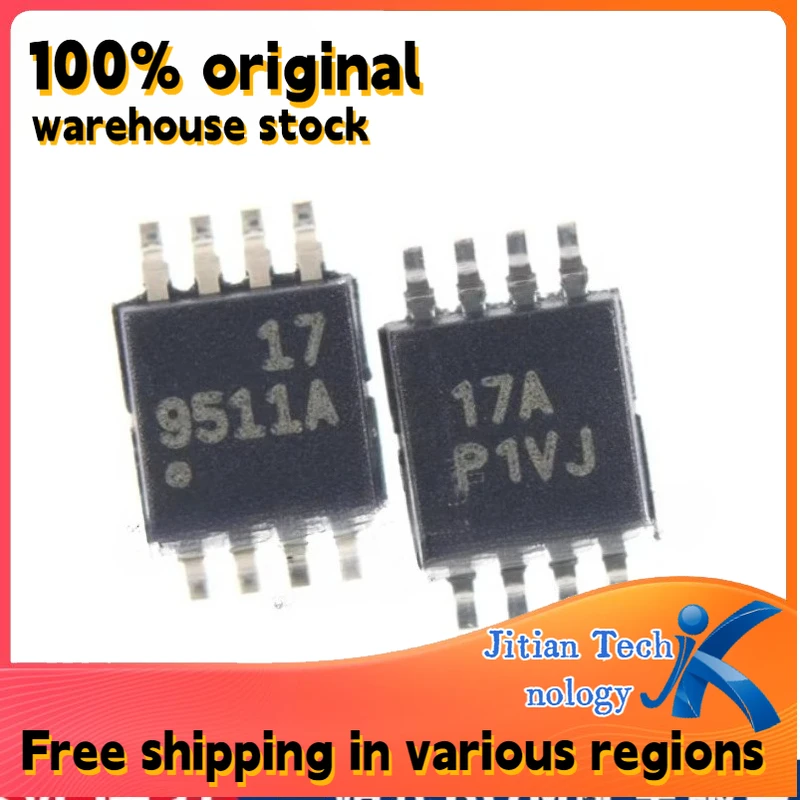 10PCS 100% brand new TCA9511ADGKR logo 9511A VSSOP-8 High-Quality Electronic Component