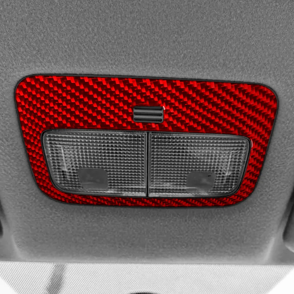 Carbon Fiber Car Reading Light Panel Sticker For Toyota Yaris 2006 2007 2008 2009 2010 2011 LHD RHD Reading Lamp Outer Trim - view 5