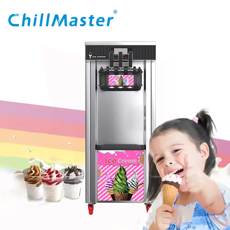 ChillMaster CM-V McDonalds Soft Ice Cream Machine Soft Serve Commercial Electric Frosty Machinery