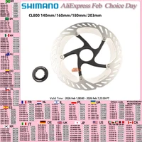 Rotor de disco de bloqueo central SHIMANO DEORE XT RT-MT800 CL800 140 mm 160 mm 180 mm 203 mm Rotor de disco de freno hidráulico