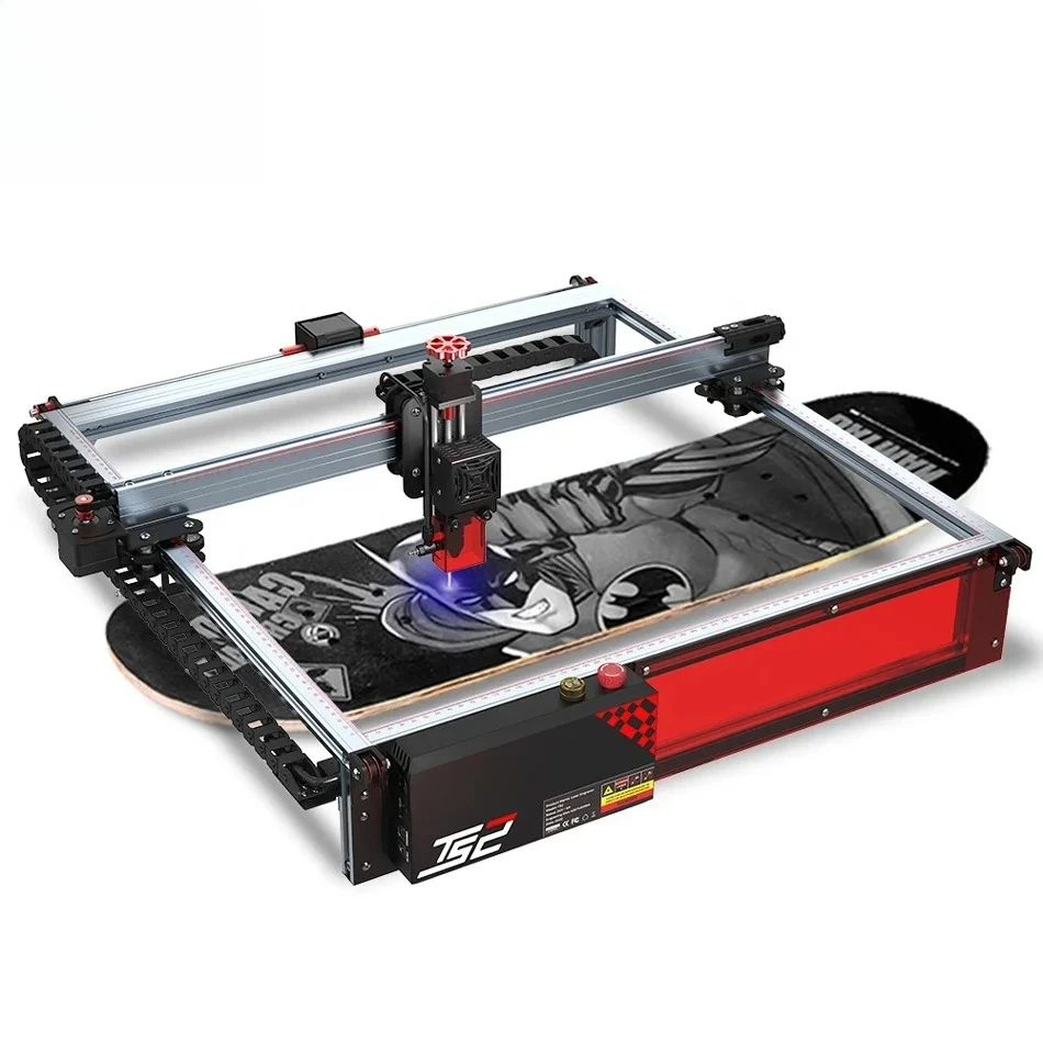 

45x45cm Cutting Machine 96W Diode CNC Engraver High Precision 0.01mm For Wood/Leather/Metal/Acrylic
