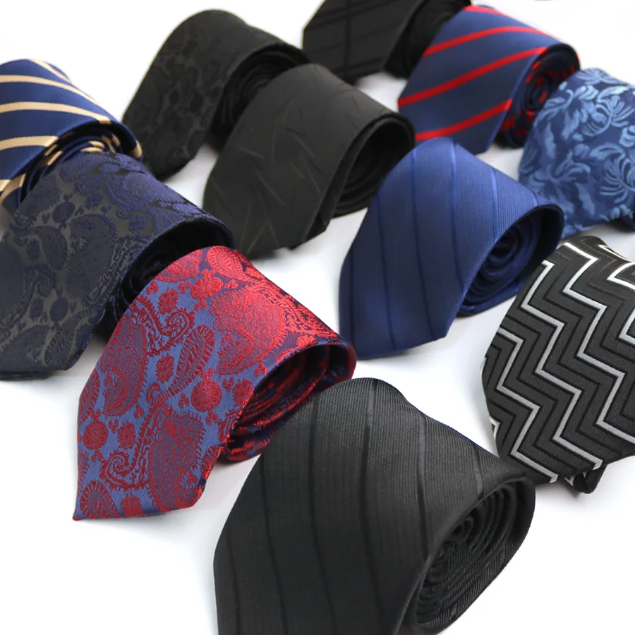 Dark Pattern Business Casual Tie 8cm Manually Knotted Tie Formal Striped Tie Accessory Low-key Daily Personality Trend Tie