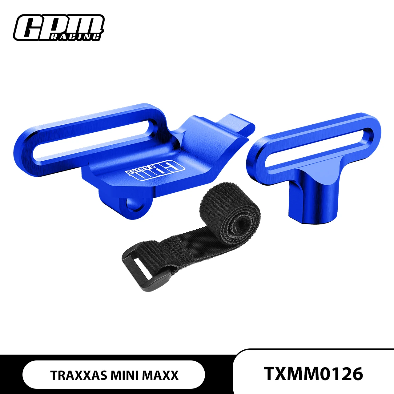 

GPM 7075 Alloy Retainer, Battery Hold-Down For TRAXXAS Mini Maxx Monster Truck